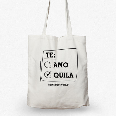 Rumzentrum.at Fairtrade Tasche Nr.10: Te amo / quila