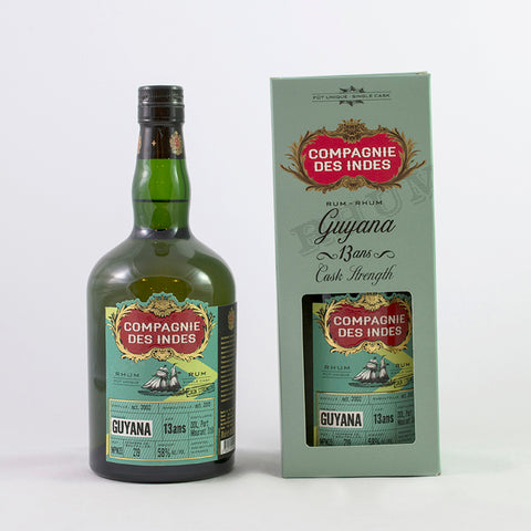 Compagnie des Indes Guyana Single Cask 13Y (Diamond / Port Mourant) Cask Strength 58% 0,7L