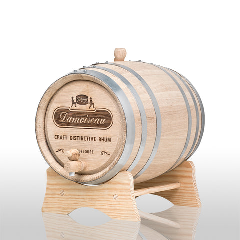 Holzfass - Damoiseau 5L Holzfass + 7x Damoiseau VSOP 42% 0,7L