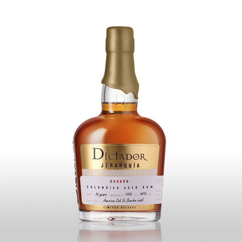 Dictador Jerarquía 30YO Borbón Rum 1990 44% 0,7L -GB- Die letzten Flaschen