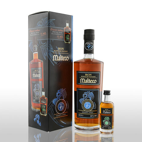 Malteco 10YO 40% 0,7L -GB- inkl. Miniatur Malteco 15YO 40% 0,05L