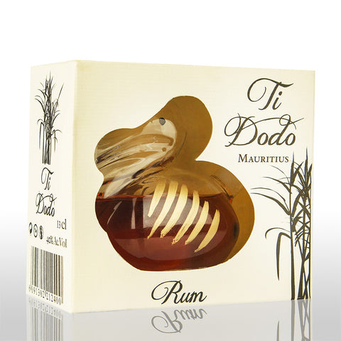 Mauritius Dodo Gold Rum 40% 0,13L Geschenkflasche in Dodo-Form