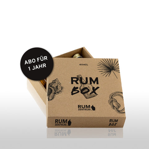 Rum TastingBox - Abo für 12 Monate - Box 1-12