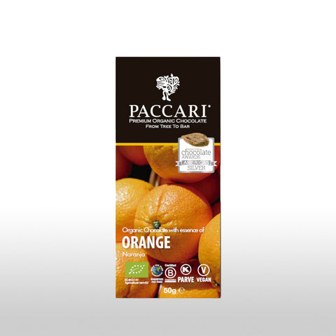 Bio-Schokolade - Paccari Orange 60% 50g