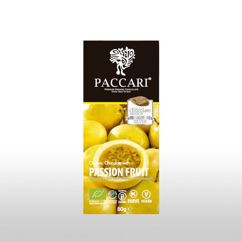 Bio-Schokolade - Paccari Maracuja (Passionsfrucht), 60% Kakao