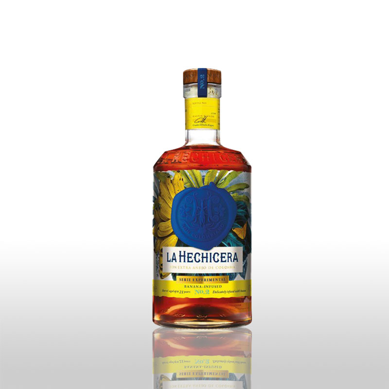 La Hechicera Rum Serie 43% Banana 0,7L Infused) 2 Experimental (12-21YO, No